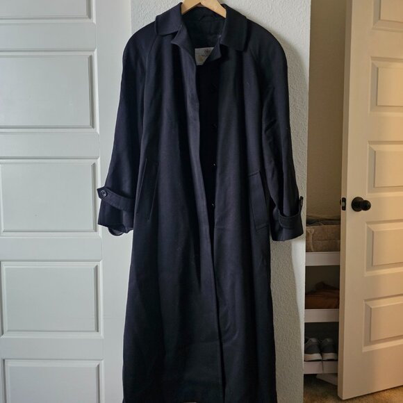 Vintage Aquascutum London Wool Trench Coat